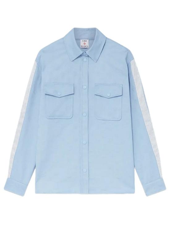 26SS 카사블랑카 셔츠 WSP26SH23701 BLUE MONOGRAM