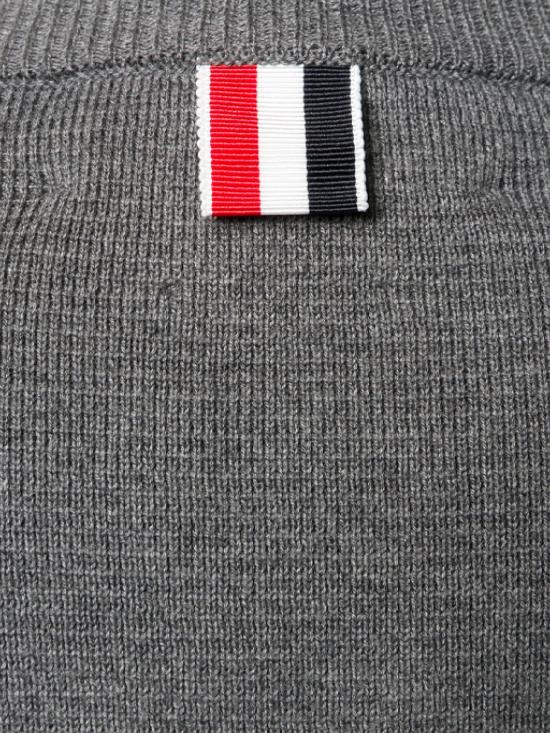 26SS 톰브라운 코튼 밀라노 스티치 4바 풀오버 니트 FKA239A 00219035 Med grey - THOM BROWNE