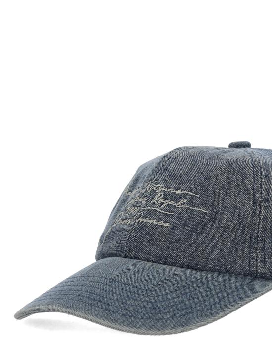 26SS 메종키츠네 모자 QU06103WD4025 P471 Washed indigo - MAISON KITSUNE