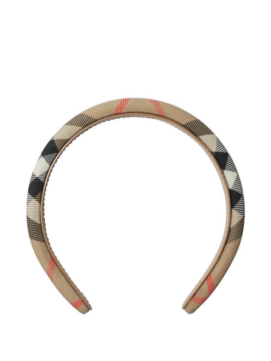 26SS [키즈] 버버리 헤어 액세서리 8108699 X SAND IP CHECK