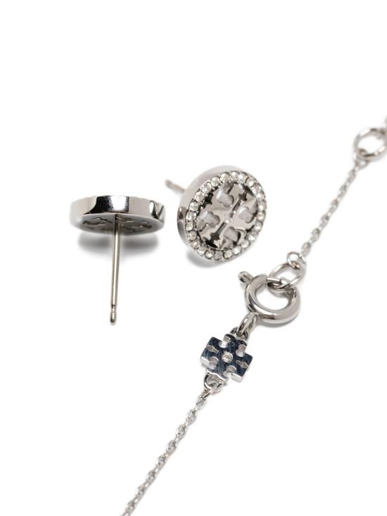 26SS 토리버치 목걸이/팬던트 177663 042 Tory Silver Crystal - TORY BURCH