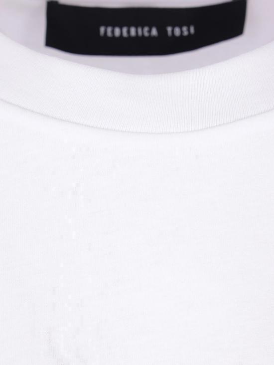 26SS 페데리카 토시 반팔 티셔츠 42651481 01 White - FEDERICA TOSI