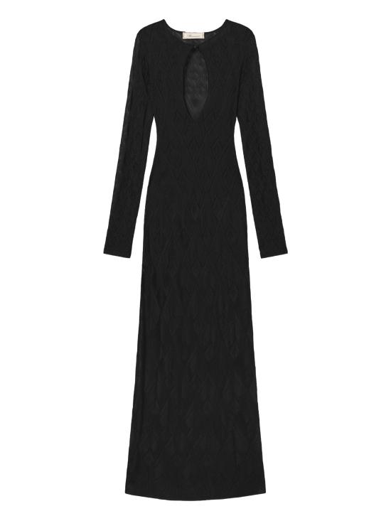 26SS 블루마린 미디 원피스 P622A743A N0990 Black