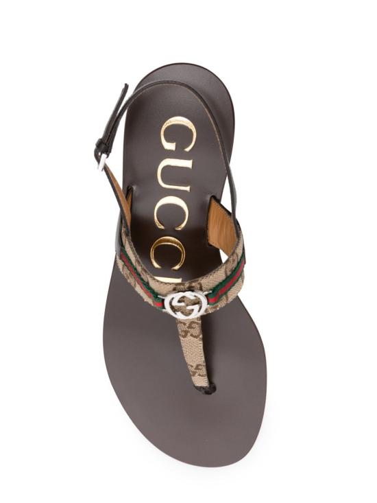 26SS 구찌 인터로킹 G 웹 샌들 782421 FADC39764 MULTY - GUCCI