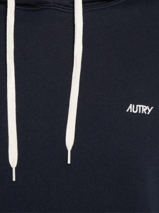 26SS 오트리 로고 후드 티셔츠 HOPM 002BBLUE - AUTRY