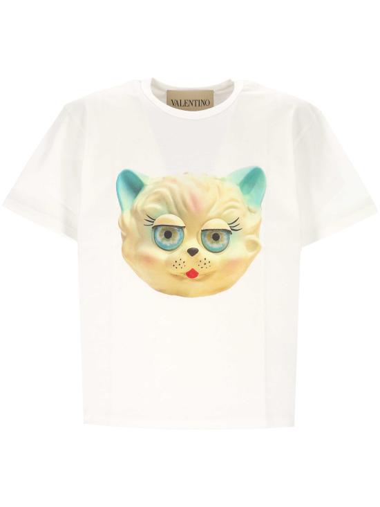 26SS 발렌티노 가라바니 반팔 티셔츠 8V3MG16P BD0A03 Ivory