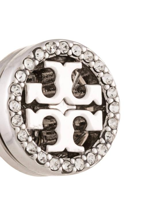 26SS 토리버치 이어링 53422 042 Tory Silver Crystal - TORY BURCH