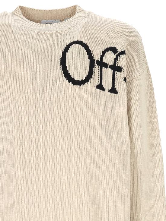 26SS 오프화이트 스웨터 44MHE20QS26K001 110 White - OFF WHITE