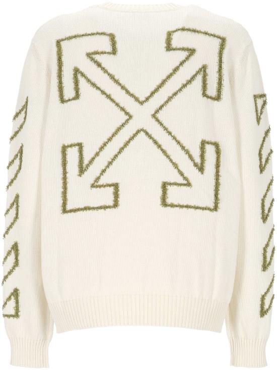 26SS 오프화이트 스웨터 44MHE087S26K001 110 White - OFF WHITE