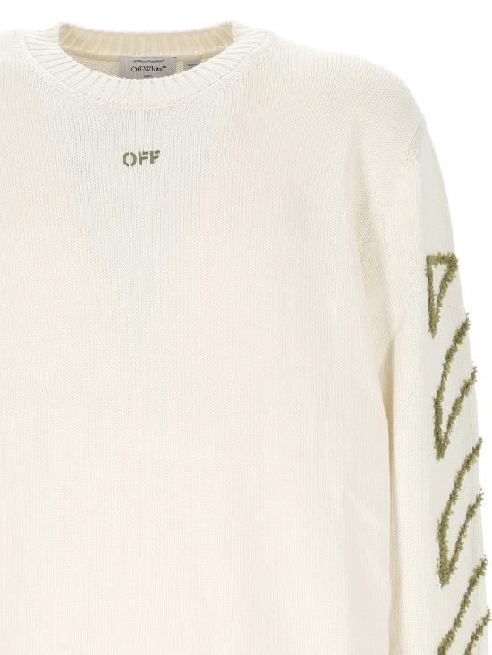 26SS 오프화이트 스웨터 44MHE087S26K001 110 White - OFF WHITE