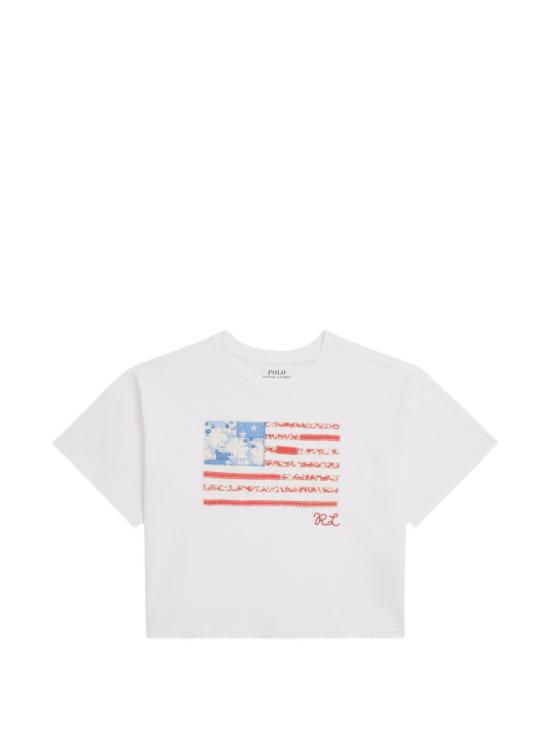 26SS [키즈] 폴로 랄프로렌 티셔츠 313A11751 001 White