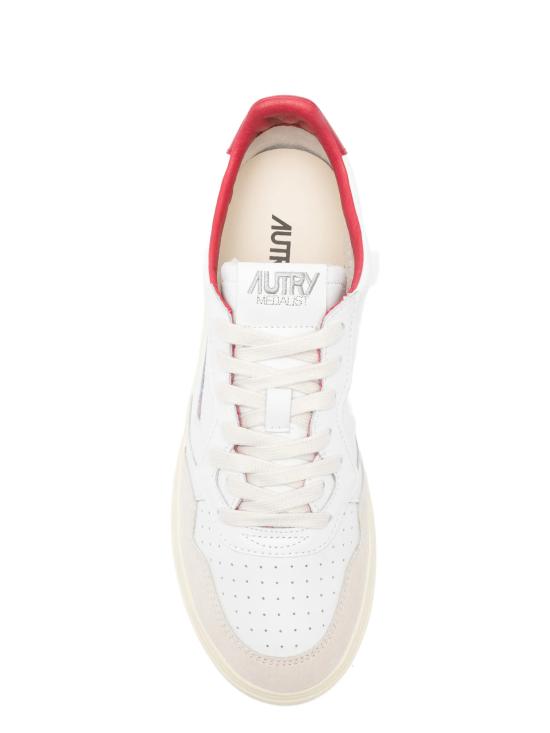 26SS 오트리 메달리스트 로우 스니커즈 AULM MA10WHT RED - AUTRY