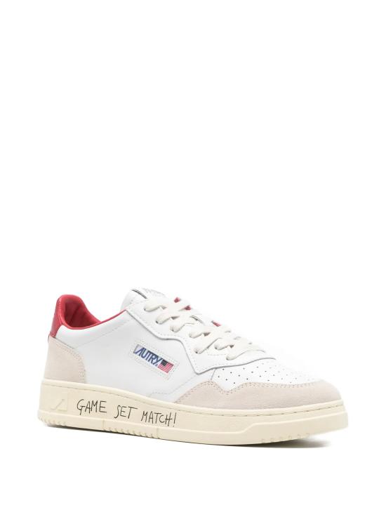 26SS 오트리 메달리스트 로우 스니커즈 AULM MA10WHT RED - AUTRY