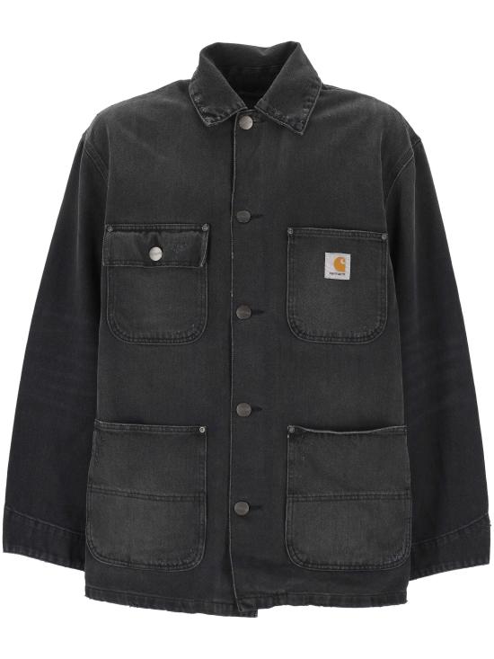 26SS 칼하트 WIP 코트 I036256 89B7BLACK GRIND WASH