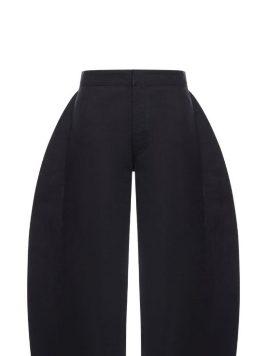 26SS 알라이아 스트레이트 팬츠 AA9P0253D003C 995 NOIR ALAIA - ALAIA