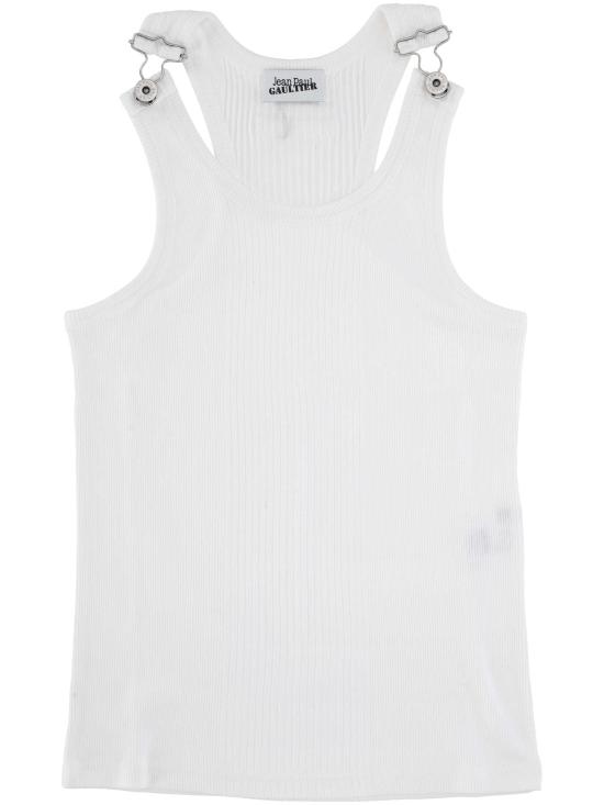 26SS 장 폴 고티에 긴팔 티셔츠 25 03 U TO380 J01401 White