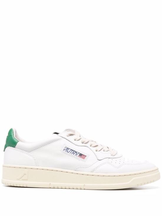 26SS 오트리 메달리스트 로우 스니커즈 AULM LL20WHT GREEN