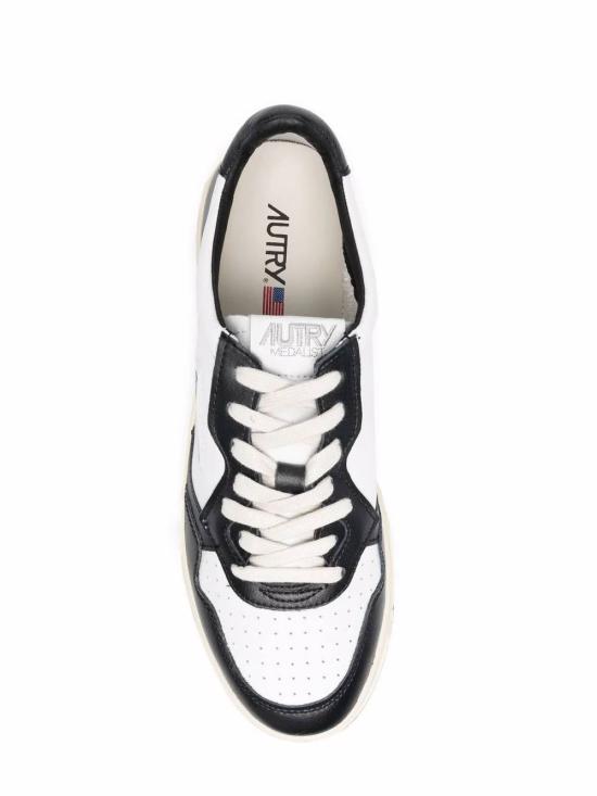 26SS 오트리 메달리스트 로우 스니커즈 AULM WB01WHT BLK - AUTRY