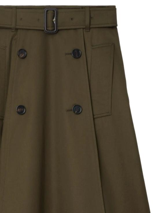 26SS 버버리 개버딘 트렌치 미디 스커트 8117977 X Juniper - BURBERRY