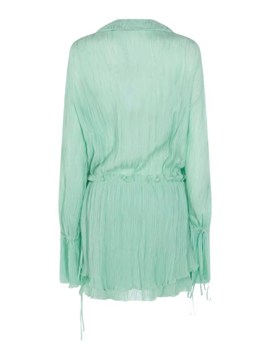 26SS 블루마린 미디 원피스 P622A771A N0477 GREEN LILY - BLUMARINE