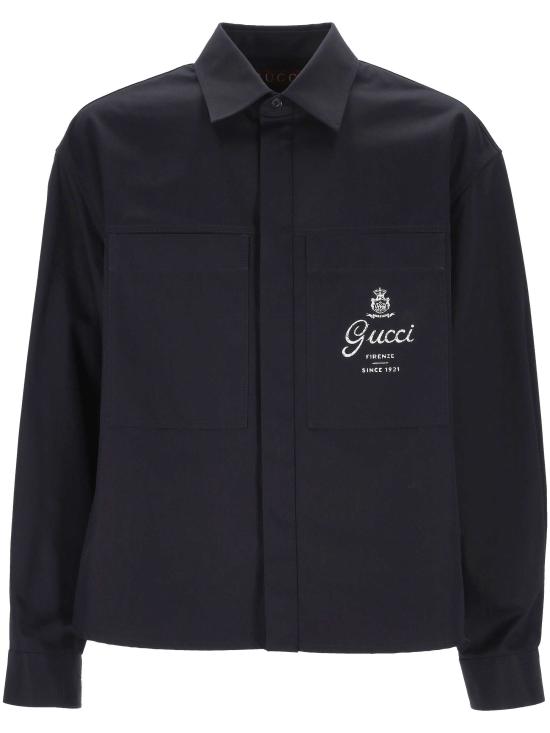 26SS 구찌 긴팔 셔츠 851711 ZAQH54440 Ink