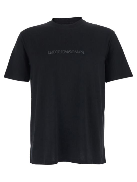 26SS 엠포리오 아르마니 반팔 티셔츠 EM004583 AF13669MC540 BLACK EA LOGO