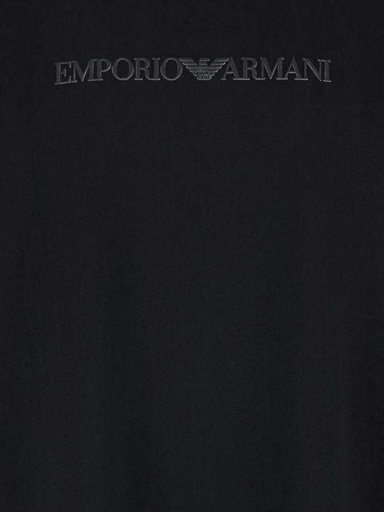 26SS 엠포리오 아르마니 반팔 티셔츠 EM004583 AF13669MC540 BLACK EA LOGO - EMPORIO ARMANI