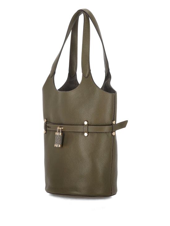 26SS 보르보네제 숄더백 910102710196 644 OLIVE CLAY GREY - BORBONESE