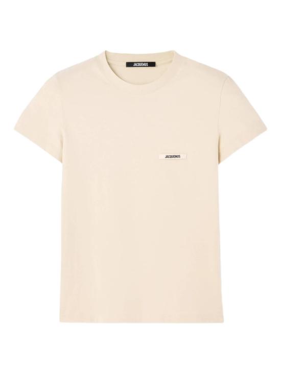 26SS 자크뮈스 그로그랭 로고 솟슬리브 티셔츠 TSW00550AJ00029 131 LIGHT BEIGE 2