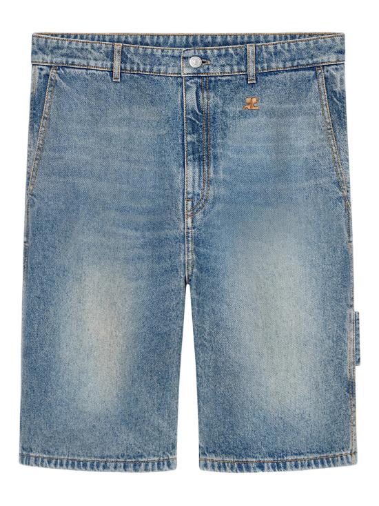 26SS 쿠레쥬 숏팬츠 126DSH077DE0058 7055 DENIM BLUE DELAVE