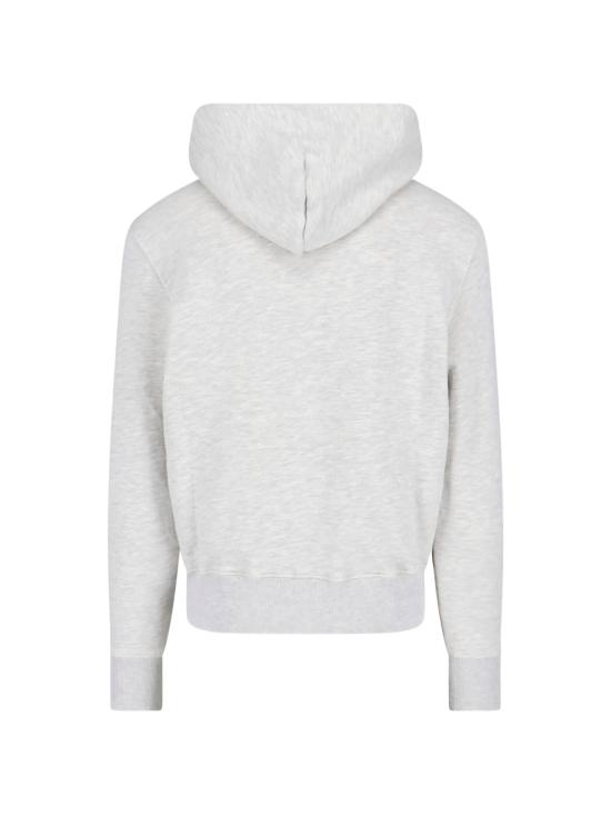 26SS 오트리 로고 후드 티셔츠 HOPM 002MMELANGE - AUTRY