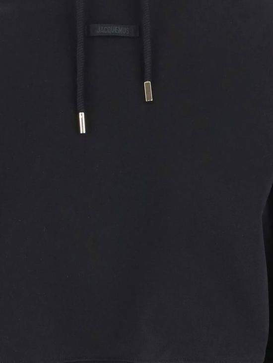 26SS 자크뮈스 르 그로그랭 후드 티셔츠 HOW00247AJ00109 990 Black - JACQUEMUS