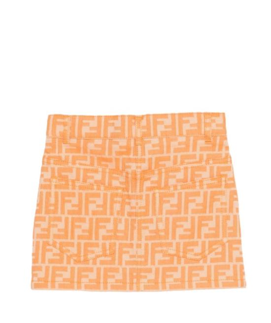 26SS [키즈] 펜디 스커트 JFE203 AVW1F1JYS Mandarin orange - FENDI
