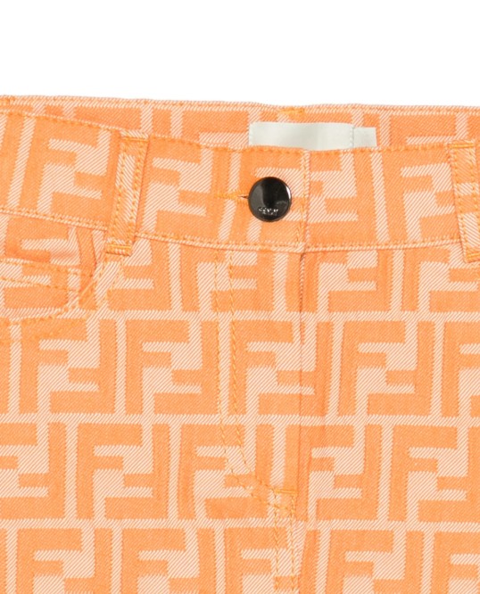 26SS [키즈] 펜디 스커트 JFE203 AVW1F1JYS Mandarin orange - FENDI