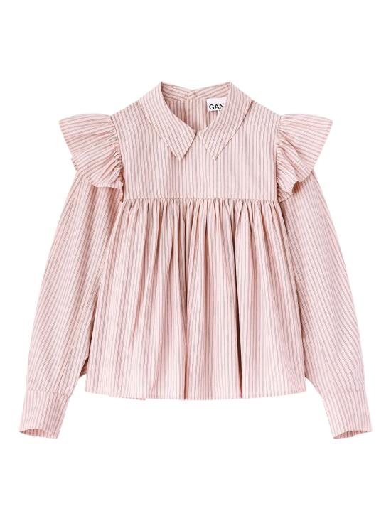 26SS 가니 셔츠 A1040084 868 Chalk pink