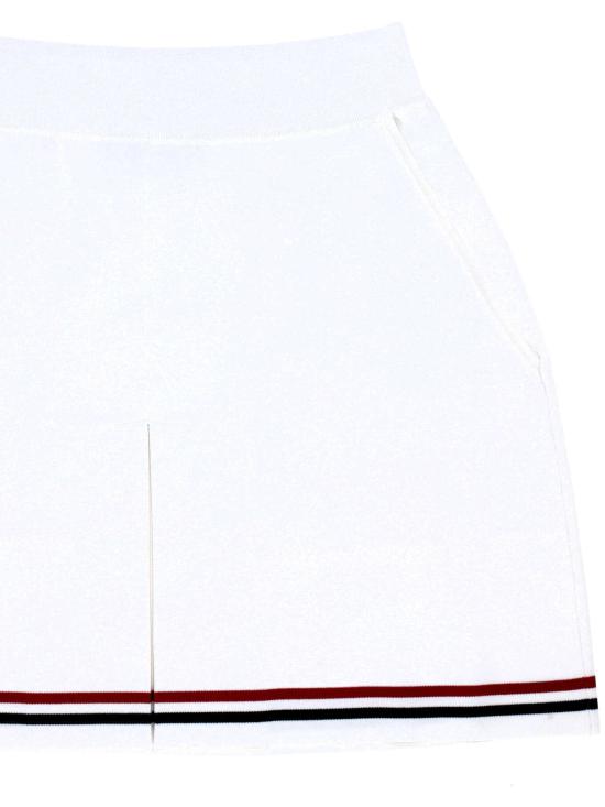 26SS 톰브라운 미디 스커트 FKK149A Y5502100 White - THOM BROWNE