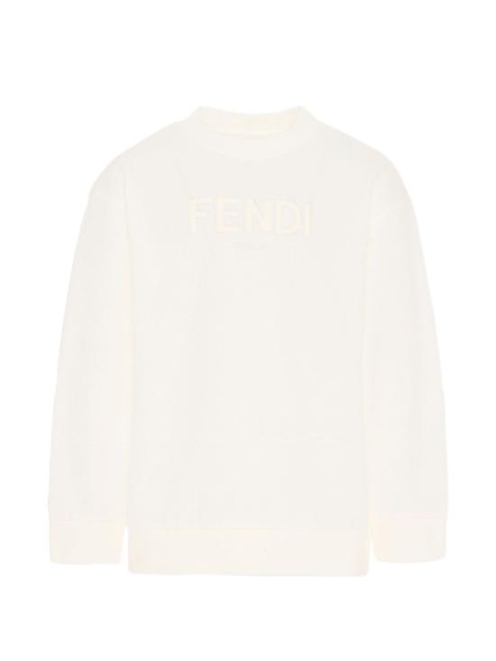 26SS [키즈] 펜디 캐시미어 니트 JUH108 5V0F0TU9 Gesso