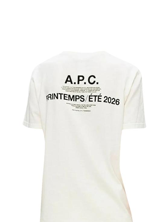 26SS 아페쎄 반팔 티셔츠 COHBSM26465 AAC Beige - A.P.C.