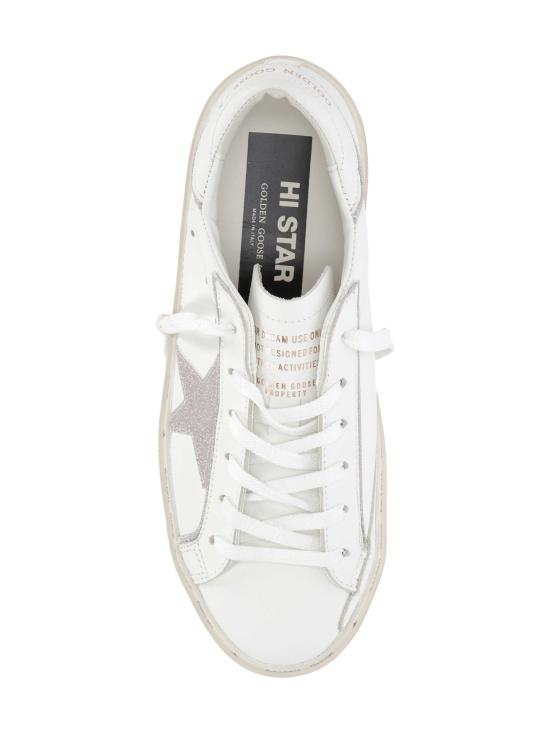 26SS 골든구스 하이스타 스니커즈 GWF00118 F00809210847 White platinum - GOLDEN GOOSE