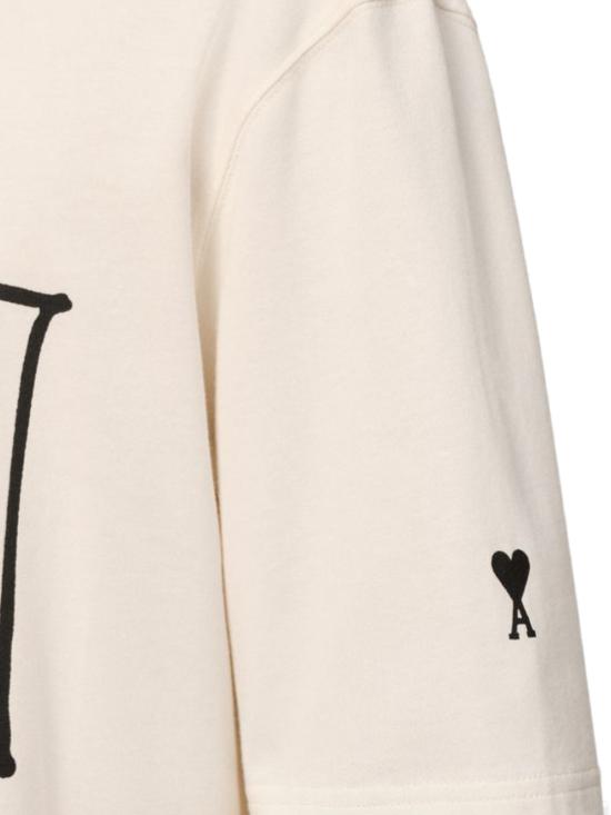 26SS 아미 반팔 티셔츠 UTS380 726136 Blanc creme - AMI