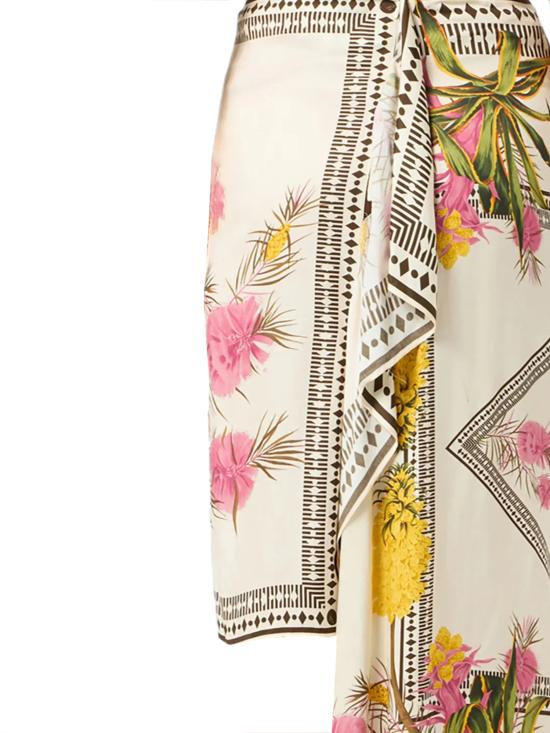 26SS 블루마린 미디 스커트 P622G281A F8177 AMBERLIGHT BUBBLE - BLUMARINE