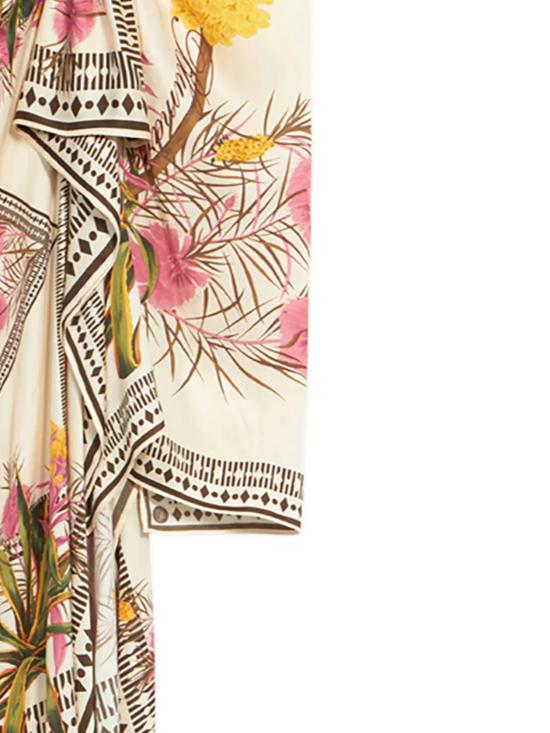 26SS 블루마린 미디 스커트 P622G281A F8177 AMBERLIGHT BUBBLE - BLUMARINE