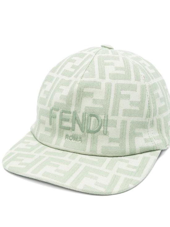 26SS [키즈] 펜디 모자 JFP082 AWF6F0QG2 Green - FENDI