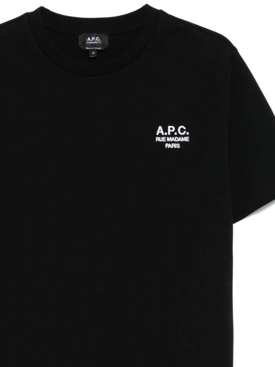 26SS 아페쎄 반팔 티셔츠 COHBUM26388 TZC Noir blanc - A.P.C.