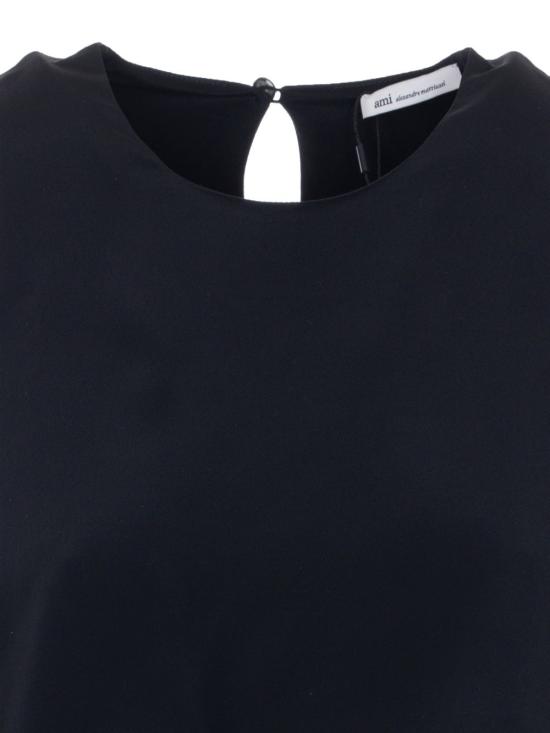 26SS 아미 미디 원피스 FDR649 AC0020001 Black - AMI