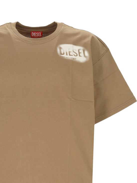 26SS 디젤 반팔 티셔츠 A19981 0QIAM7DG - DIESEL