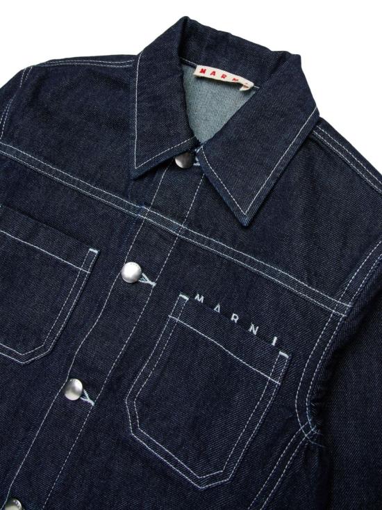 26SS [키즈] 마르니 패딩 M01616M00WH 0M01 Blue - MARNI