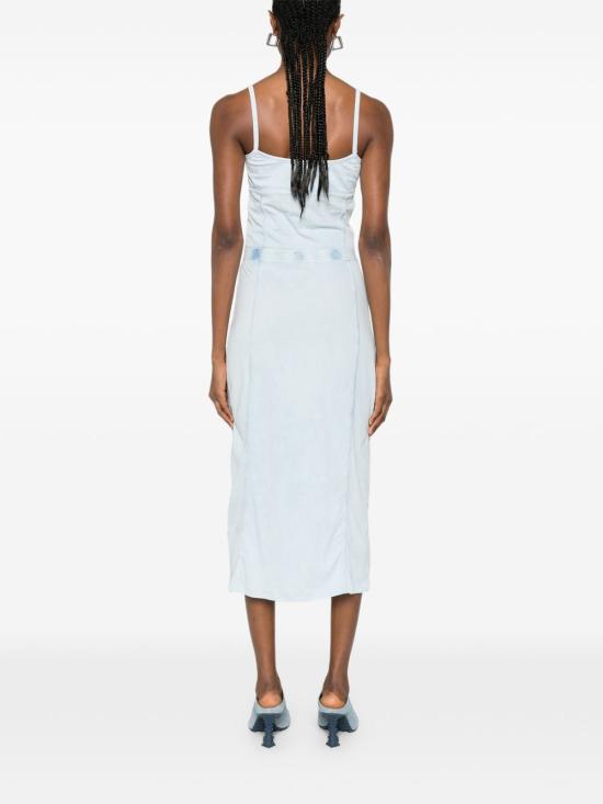 26SS 디젤 미디 원피스 A18358 0KIBY01C Clear Blue - DIESEL