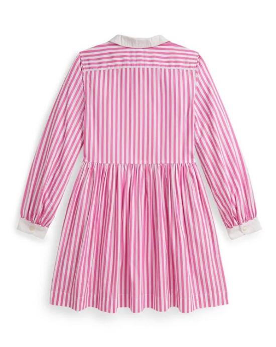 26SS [키즈] 폴로 랄프로렌 원피스 313A95899 001206A DESERT PINK WHITE 206a desert pink white - POLO RALPH LAUREN