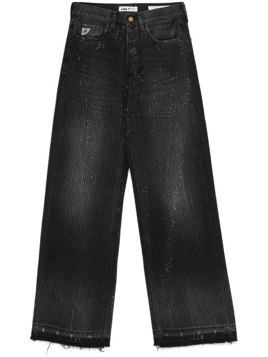 26SS Iois 데님 팬츠 27827205 7202 Crystal black stone